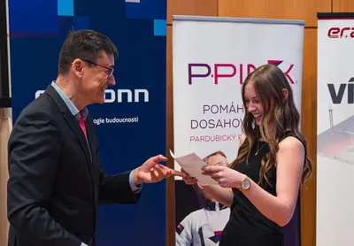 Předávání diplomů na Festivalu vědy a techniky CIMF